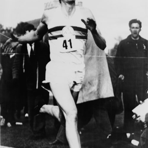 Roger Bannister demonstrates endurance